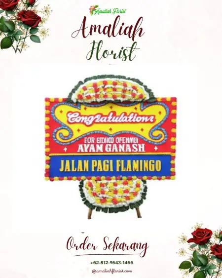 Sewa Papan Bunga Banjar Waru